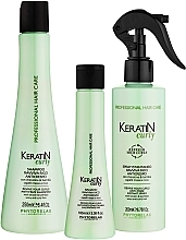 Set - Phytorelax Laboratories Keratin Curly Intensive Hair Treatment Kit (shm/250ml + cond/100ml + h/spray/200ml) — photo N3