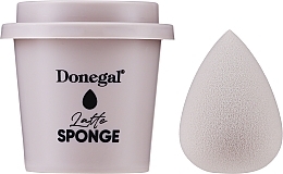 Makeup Sponge with Holder, beige - Donegal — photo N2