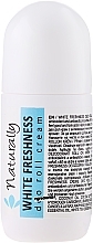 Fragrances, Perfumes, Cosmetics Natural Deodorant Cream - Naturally White Freshnes Deo Roll Cream