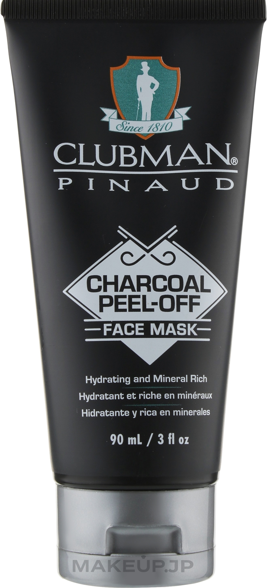 Cleansing Black Face Mask - Clubman Pinaud Charcoal Peel-Off Face Mask — photo 90 ml