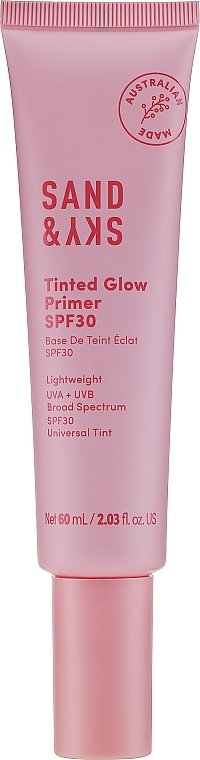 Sunscreen Primer SPF30 - Sand & Sky Tinted Glow Primer SPF30 — photo N2