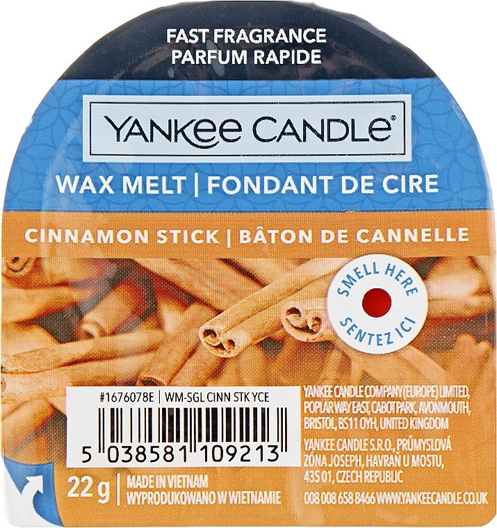 Scented Wax - Yankee Candle Cinnamon Stick Wax Melt — photo N1