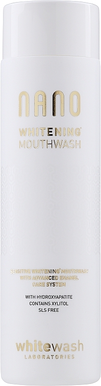 Whitening NANO Hydroxyapatite Mouthwash - WhiteWash Laboratories Nano Whitening Mouthwash — photo N1