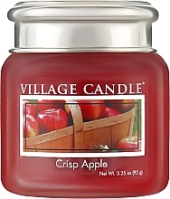 Scented Candle in Glass Jar - Village Candle Crisp Apple — photo N2