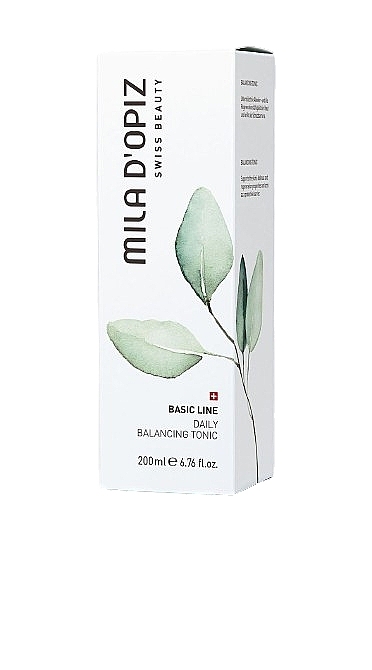 Face Toner - Mila D'Opiz Basic Line Microbiome Balancing Tonic — photo N2