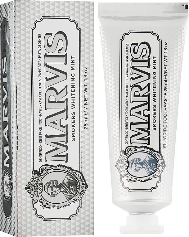 Smokers Whitening Mint Toothpaste - Marvis Smokers Whitening Mint — photo N4