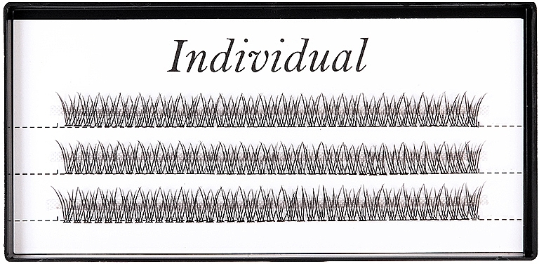 Individual False Lashes, V-Type Light, 0.07C 10mm - Individual — photo N1