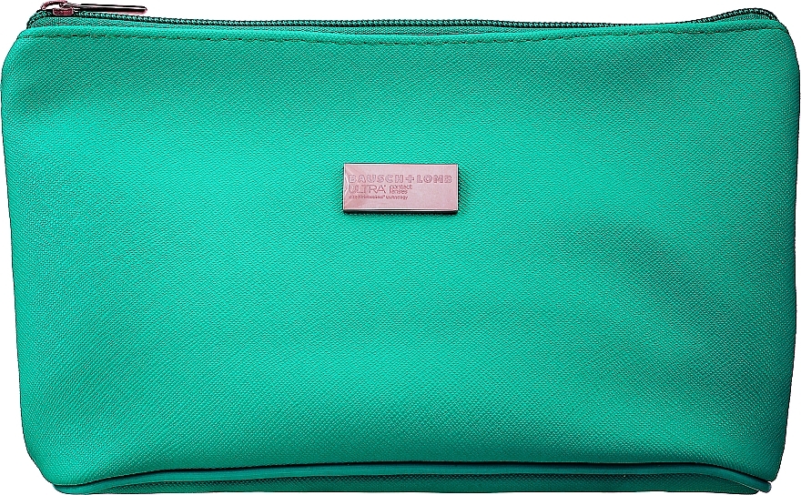 GIFT! Makeup Bag, turquoise - Bausch & Lomb ReNu Advanced — photo N1