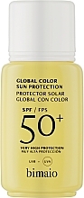 Mattifying Face Sun Cream SPF50+ - Bimaio Global Color Sun Protection — photo N1