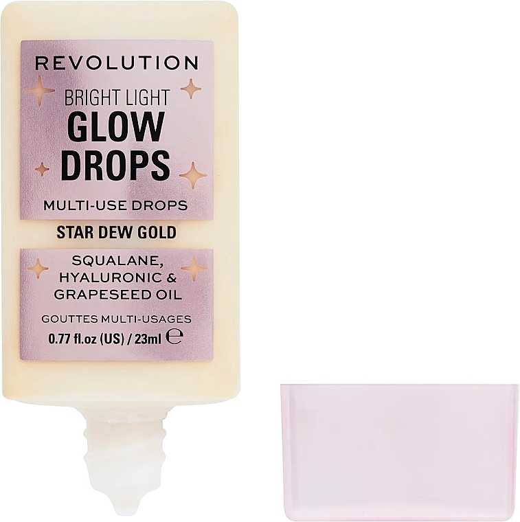 Liquid Highlighter - Makeup Revolution Bright Light Glow Drops — photo N2