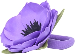 Violet Anemone Elastic Hair Band - Katya Snezhkova — photo N2