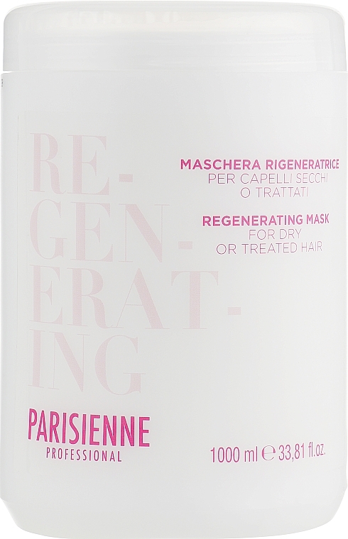 Repairing Hair Mask "White" - Parisienne Italia Evelon Regenerating Cream — photo N1