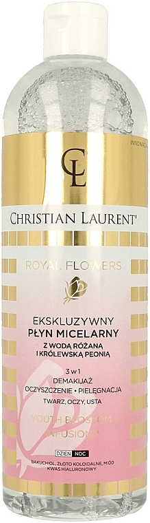 Rose Water & Royal Peony Micellar Lotion - Christian Laurent — photo N1