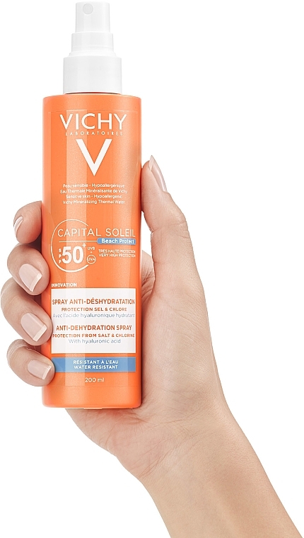 Sunscreen Spray - Vichy Capital Soleil Beach Protect Anti-Dehydration Spray SPF 50 — photo N3