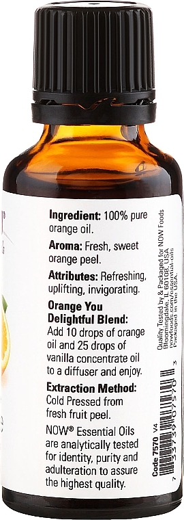 Orange Essential Oil - Now Foods Orange Essential Oils — photo N2