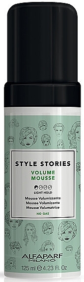 Volumizing Light Hold Hair Mousse - Alfaparf Milano Style Stories Volume Mousse — photo N1