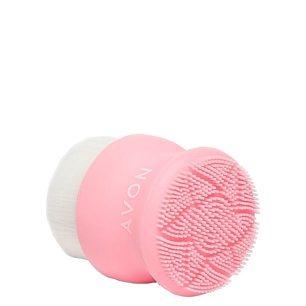 Double-Sided Cleansing Face Brush, pink - Avon — photo N2