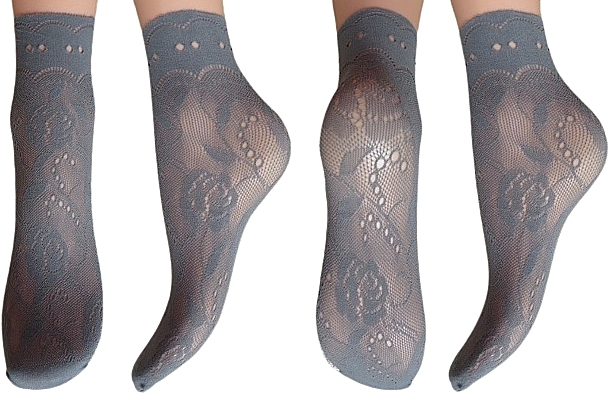 Women Socks 'Milano', grey - Veneziana — photo N1