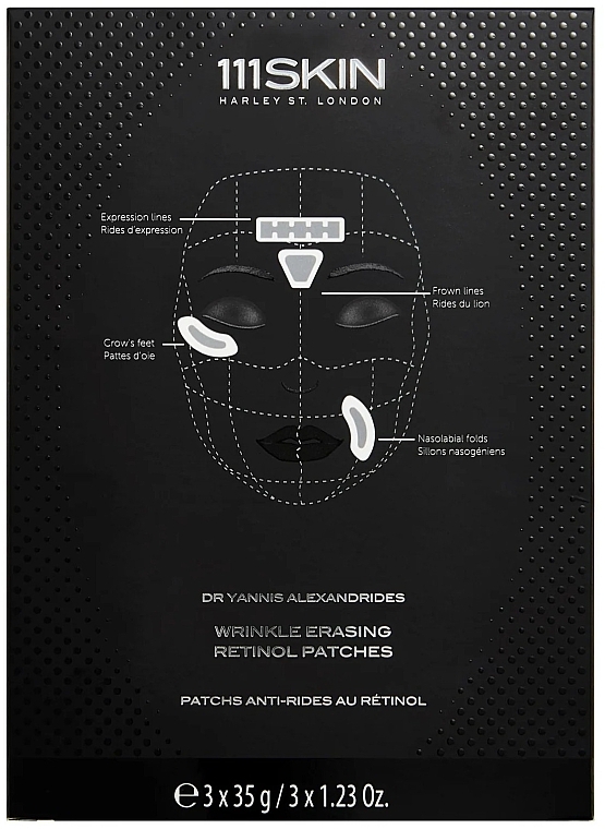 Retinol Face Patch Set - 111SKIN Wrinkle Erasing Retinol Patches — photo N1