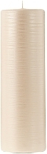 Fragrances, Perfumes, Cosmetics Cylinder Candle, diameter 8 cm, height 25 cm - Bougies La Francaise Cylindre Candle Blanc