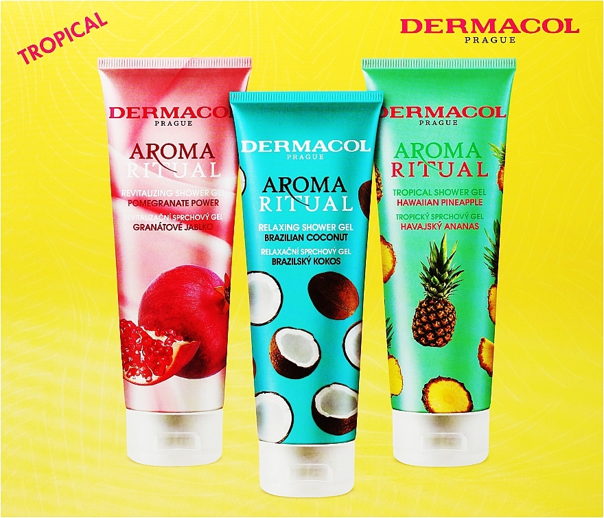 Set - Dermacol Aroma Ritual Tropical Gift Set — photo N1