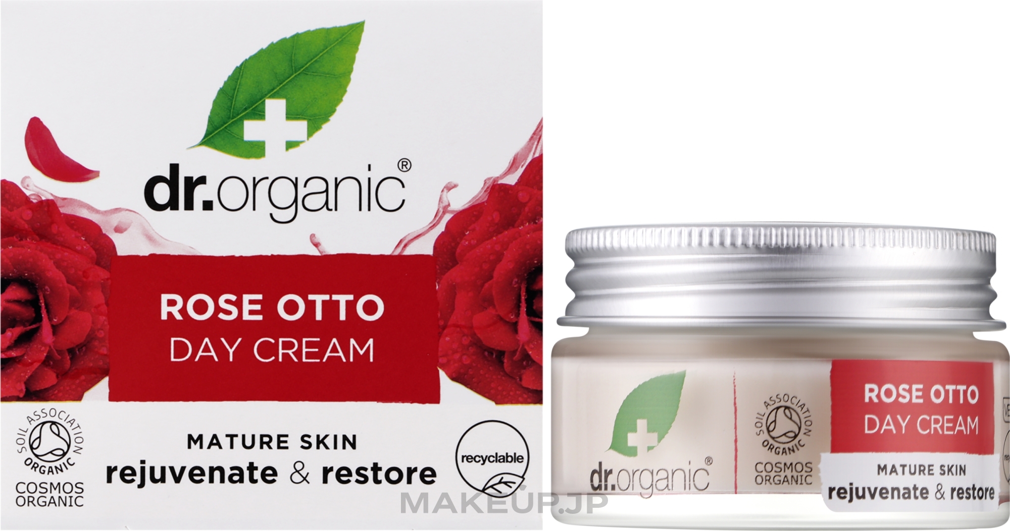 Anti-Aging Day Cream "Rose Otto" - Dr. Organic Bioactive Skincare Rose Otto Day Cream — photo 50 ml