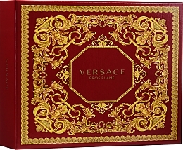 Fragrances, Perfumes, Cosmetics Versace Eros Flame - Set (edp/50ml + sh/gel/50ml + ash/balm/50ml)	