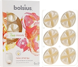 Fragrances, Perfumes, Cosmetics Scented Wax "Grapefruit & Ginger" - Bolsius True Moods New Energy Grapefruit & Ginger