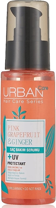 Rose Grapefruit & Ginger Serum - Urban Pure Pink Grapefruit & Ginger Hair Serum — photo N1