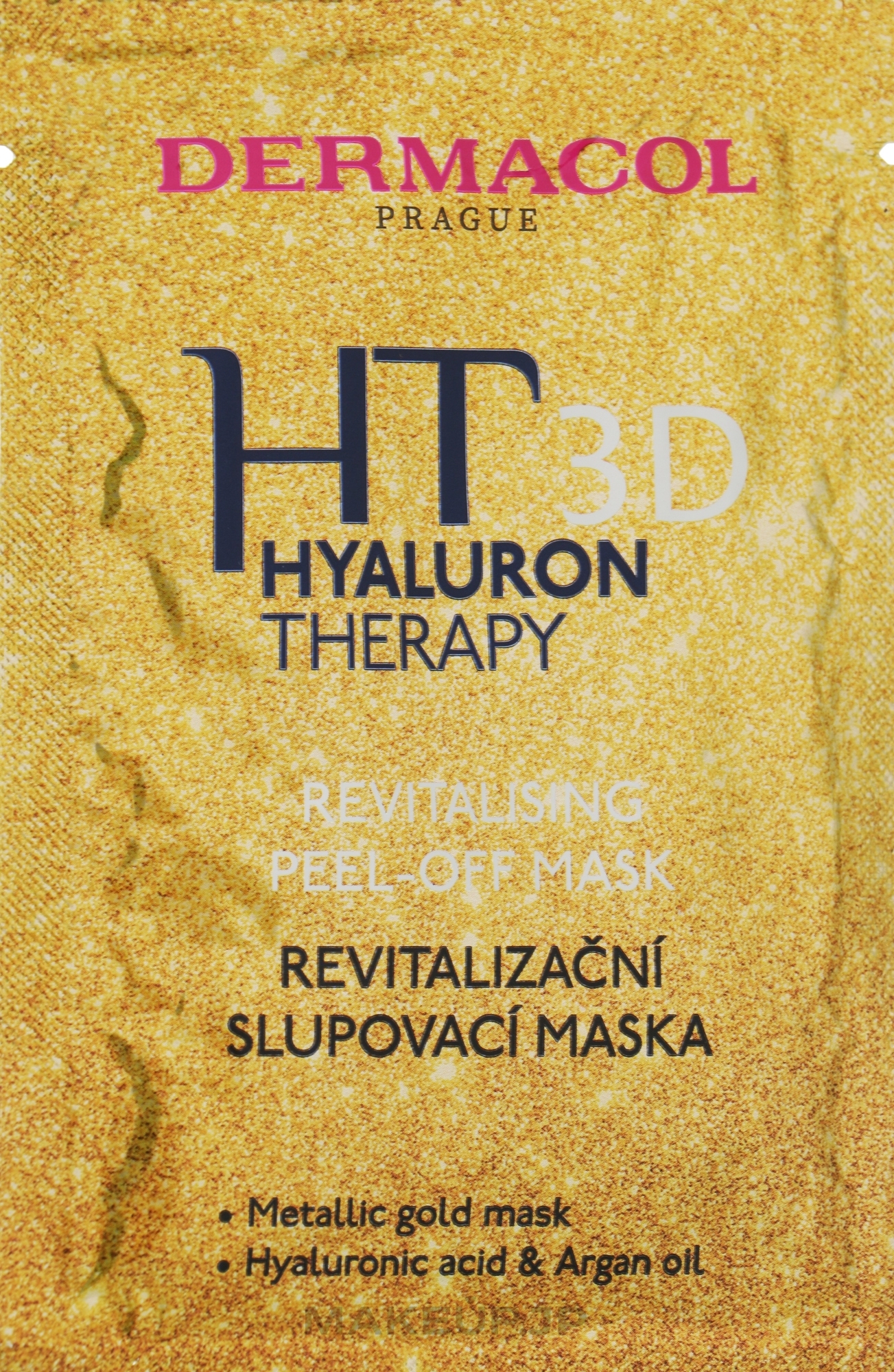 Revitalizing Facial Peel-Off Mask - Dermacol Hyaluron Therapy 3D Revitalizing Peel-off Mask — photo 15 ml