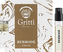 Fragrances, Perfumes, Cosmetics Gritti Rebrode - Eau de Parfum (sample)