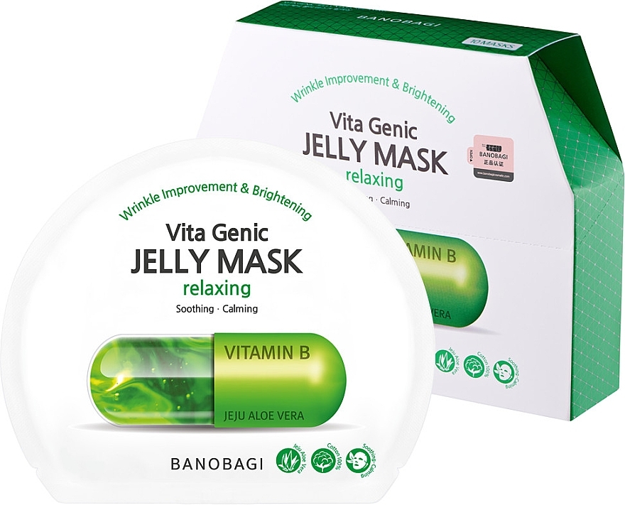 Balancing Vitamin Sheet Mask - Banobagi Vita Genic Jelly Mask Relaxing — photo N2