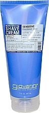 Fragrances, Perfumes, Cosmetics Shaving Cream - Giovanni Shave Cream Fragrance Free & Aloe for Sensitive Skin