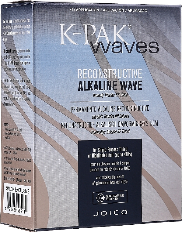 Alkaline Wave Set - Joico K-Pak Reconstructive Alkaline Wave T/H — photo N6