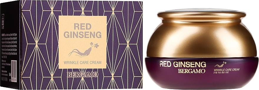 Anti-Wrinkle Face Cream - Bergamo Red Ginseng Wrinkle Care Cream — photo N2