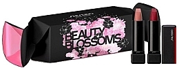 Set - Shiseido Beauty Blossoms Modern Matte Powder Lip Set (lipstick/2x2.5g) — photo N1