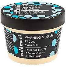 Fragrances, Perfumes, Cosmetics Thick Washing Mousse "Clean Skin" - Cafe Mimi Washing Mousse Facial Clean Skin