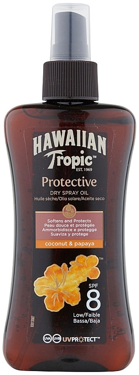 Protective Dry Oil - Hawaiian Tropic Protective Dry Oil Spray SPF 8  — photo N1