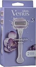 Razor with 2 Replaceable Cartridges - Gillette Venus Comfortglide Breeze — photo N1