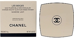 Fragrances, Perfumes, Cosmetics Natural Glow Powder Highlighter - Chanel Les Beiges Oversize Healthy Glow Sun-Kissed Powder