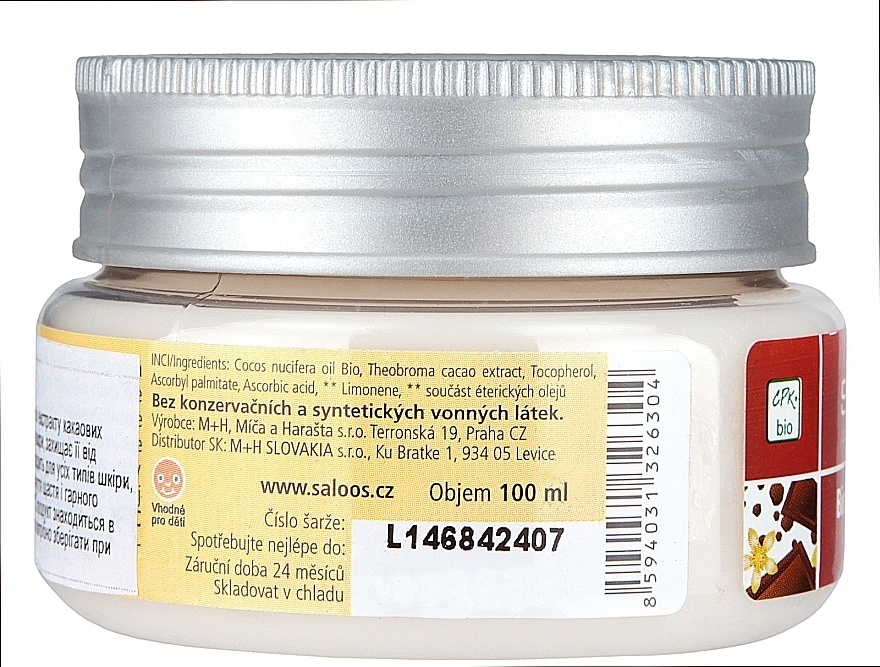 Coconut Oil "Chocolate" - Saloos (mini size) — photo N2