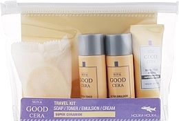 Set - Holika Holika Skin & Good Cera Travel Kit (soap/50g + toner/30ml + emul/30ml + cream/20ml) — photo N1