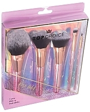Makeup Brush Set, 5pcs, 37351 - Top Choice Rose Gold — photo N1