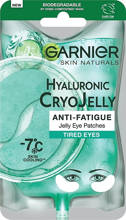 Hyaluronic Acid Eye Patch - Garnier Skin Naturals Hyaluronic Cryo Jelly — photo N1