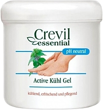 Fragrances, Perfumes, Cosmetics Anti-Fatigue Menthol Foot Gel - Crevil Essentials Foot Active Cooling Gel