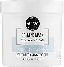 Soothing Alginate Mask with Delicate Petals - Alesso Professionnel Translucent Alginate Peel-Off Face Mask With Delicate Petals — photo N3