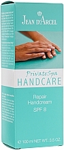 Fragrances, Perfumes, Cosmetics Regenerating Hand Cream - Jean d'Arcel Repair Handcream SPF8 