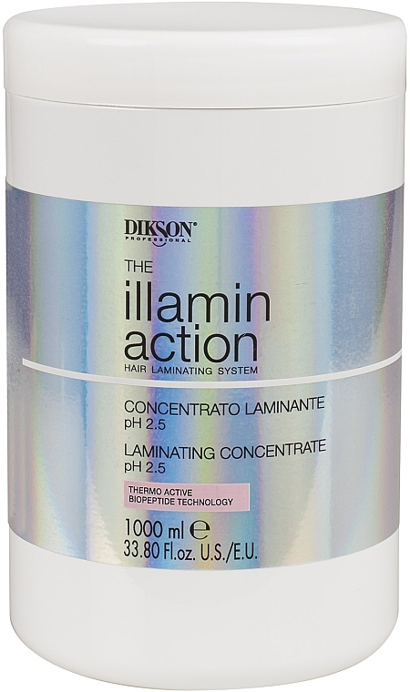 Set - Dikson Illaminaction Salon Kit (shmp/1000ml + primer/300ml + conc/1000ml + cr/200ml + spray/80ml) — photo N4