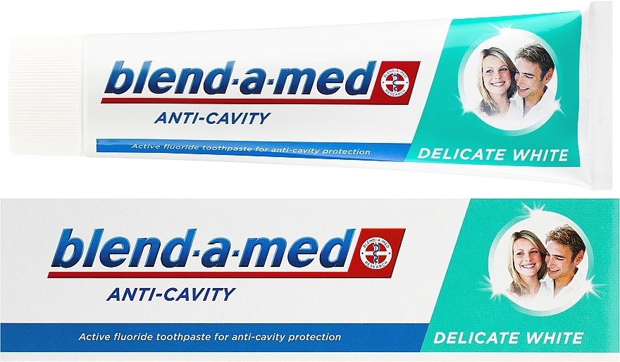 Toothpaste "Delicate White" - Blend-a-med Anti-Cavity Delicate White — photo N2