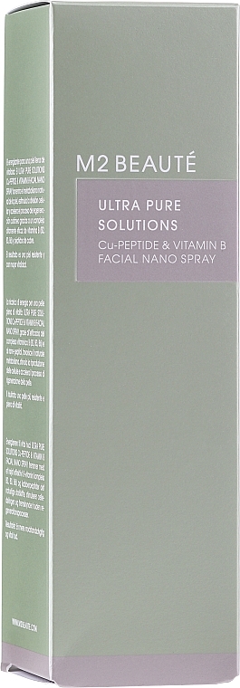 Vitamin B Face Spray - M2Beaute Ultra Pure Solutions Cu-Peptide & Vitamin B Facial Nano Spray — photo N2